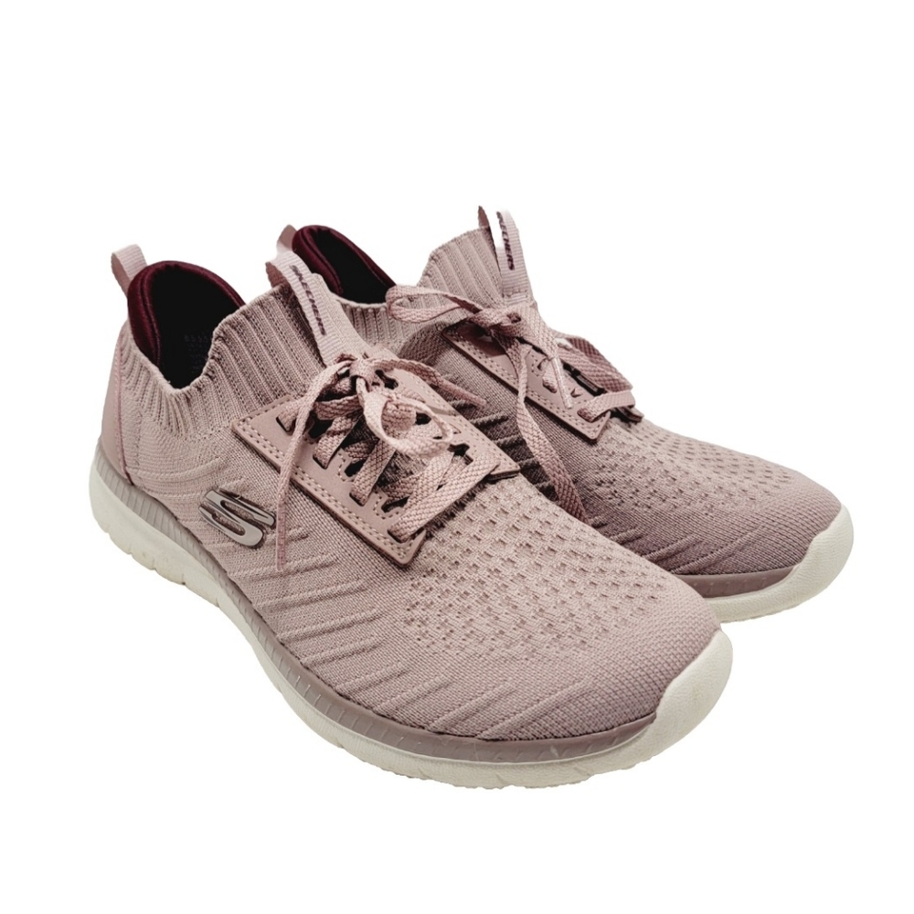 Skechers Women’s Sz 8.5 Stretch Fit Bountiful Memory Foam Sneakers Comfort Shoes